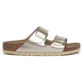 Birkenstock Natikači ARIZONA KIDS METALLIC GOLD CALZ S Bež | Shoptok.si