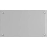  Kuhinjski zid Svijetlo siva 70 x 40 cm Staklo otporno na udarce | shoptok.hr