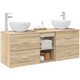  Set ormarića za kupaonicu 3 kom. Hrast sonoma 49,5 x 35 x 63 cm | shoptok.hr