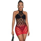 Subblime 952242 - mrežasta haljina s prijelazom boja (crvena) - Veličine S-L | shoptok.hr