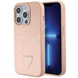 Guess OVITEK KOVINSKI LOGO KROKO TRIKOTNIK ZA IPHONE 15 PRO ROZA, (21834668) | Shoptok.si