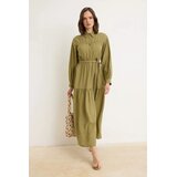 Trendyol Modest Ženska haljina Tctss26Eb00156, Kaki Cene