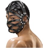 Ouch maska iz umetnega usnja (črna) | Shoptok.si