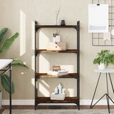  Regal za knjige s 4 razine boja hrasta 60 x 30 x 120 cm drveni | shoptok.hr