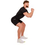 GymBeam muški šorc high compression shorts black