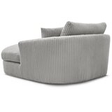 Bobochic Paris Siv fotelj iz rebrastega žameta Belem – | Shoptok.si