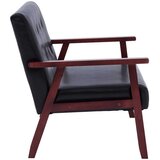  2-dijelni set sofa od umjetne kože crni | Eponuda.ba