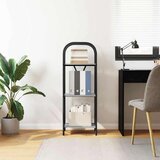 vidaXL Knjižna polica Siva sonoma 40 x 30 x 109 cm Konstruiran les | Shoptok.si
