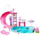 Barbie Igralni set za sanjski bazen s toboganom in penečim se masažnim bazenom - 1 k. Cene