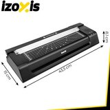 Izoxis 28093 laminator A3 3 v 1 z rezačem, zaobljivačem kotov in 110 folij Slike