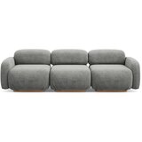 Makamii Siva sofa od bouclé tkanine 270 cm Ailani – Cijene