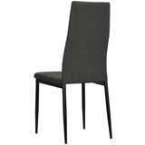 vidaXL Jedilni stoli 2 kosa temno sivo blago | Shoptok.si