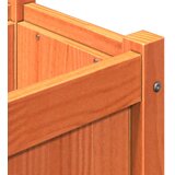  Vrtna sadilica s nogama voštano smeđa 70x31x70 cm od borovine | shoptok.hr