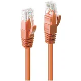 48113 RJ45 omrežni kabel\, Patch kabel CAT 6 U/UTP 15.00 m oranžna 1 kos, (20419913)