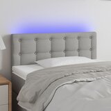  LED uzglavlje svjetlosivo 100x5x78/88 cm od tkanine | shoptok.hr