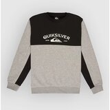 Quiksilver Knowledge Area Crew Kids Pulover light grey heather | Shoptok.si