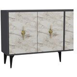 Hanah home komoda figora anthracite ephesus marble | ePonuda.com