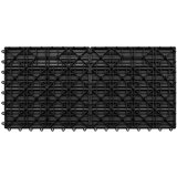 vidaXL Talne plošče 6 kosov WPC 60x30 cm 1,08 m² črne | Shoptok.si