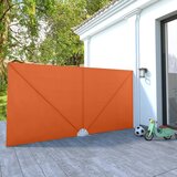vidaXL Zložljivo stransko platno za teraso terakota 400x200 cm Cene