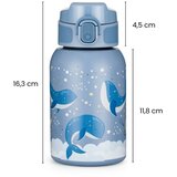 Petite&Mars Termo bočica sa slamkom 350 ml, Whale Song 12m+ | shoptok.hr