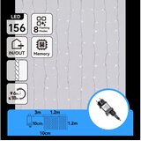  Aigostar-LED Spoljni božićni niz 156xLED/8 funkcija 4,2x1,2m IP44 hladno bela Cene