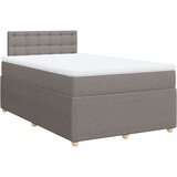  Krevet s oprugama i madracem smeđesivi 120 x 190 cm od tkanine | shoptok.hr