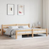  Okvir za krevet od masivne borovine 200 x 200 cm | shoptok.hr