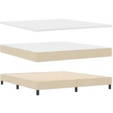  Bež postelja s pranjem in LED 180x200 cm Tkanina, (22083691) | Shoptok.si