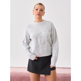 Sinsay Džemper s 3D aplikacijom s udjelom vune | shoptok.hr