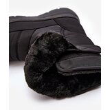 Boto Women's Velcro Fastened Insulated Snow Boots Black Jawora | Shoptok.si