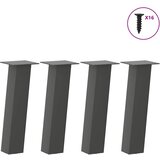  Noge za klub stolić 4 kom antracit 42 cm čelik | shoptok.hr