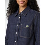Lacoste Chemise courte en denim regular fit Plava | shoptok.hr