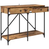  Konzolna stolica s ladicama Staro drvo 100 x 39 x 78,5 cm | shoptok.hr