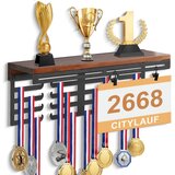 JUJOYBD leseno stensko stojalo za medalje in pokale Cene
