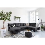 P & B SEDEŽNA GARNITURA, mikrovlakna barve grafita | Shoptok.si