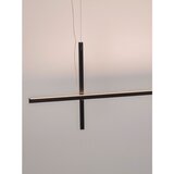 Nova Luce Mat crna LED viseća svjetiljka aluminijska sa sjenilom od akrilnog stakla Looma – | shoptok.hr