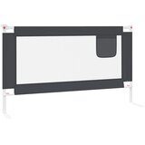  Sigurnosna ograda za dječji krevet tamnosiva 140x25 cm tkanina | shoptok.hr