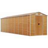  Vrtno spremište svjetlosmeđe 191 x 725 x 198 cm pocinčani čelik | Eponuda.com