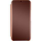 AVIZAR Ovitek Clear View za Samsung Galaxy S22, ultra tanek preklop z ogledalom, funkcija stojala za video - roza zlato, (20632722) | Shoptok.si