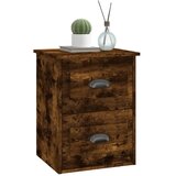  Zidni noćni ormarić boja dimljenog hrasta 41,5 x 36 x 53 cm | shoptok.hr
