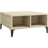 Maison Chic Klubska mizica - kavna mizica - Nizka mizica sonoma hrast 60x60x30 cm iverna plošča, (21752456) Cene