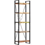 Police za knjige 5 razina 60x30x180 cm masivno obnovljeno drvo | shoptok.hr