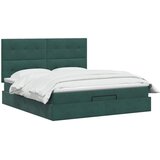  od pjene s madracem i LED-om Tamnozelena 140 x 190 cm | shoptok.hr
