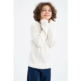 Defacto Boy Regular Fit Crew Neck Knitwear Sweater Cene