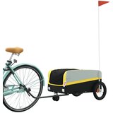 Prikolica za bicikl crno-žuta 30 kg željezna | shoptok.hr