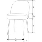 BePureHome Kaki zelene baršunaste blagovaonske stolice u setu 2 kom Vogue – | shoptok.hr