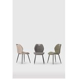Marckeric Sivi jedilni stoli v kompletu 4 ks Muli – | Shoptok.si