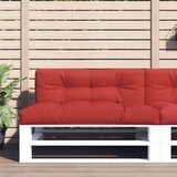  Jastuk za palete crveni 120 x 40 x 12 cm od tkanine | Eponuda.ba