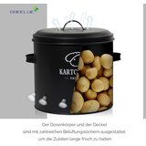 GREELUE 3x kovinska posoda za krompir, čebulo in česen | Shoptok.si