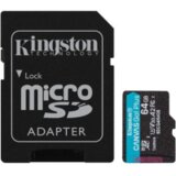 Kingston microSDXC 64GB CGP w adapter U3 V30 A2 200MB/s Gen4 | Eponuda.ba